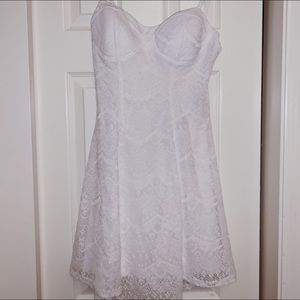 Material girl white lace dress